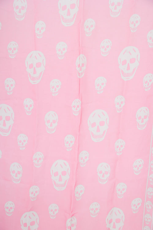 McQueen Silk Skull Scarf
