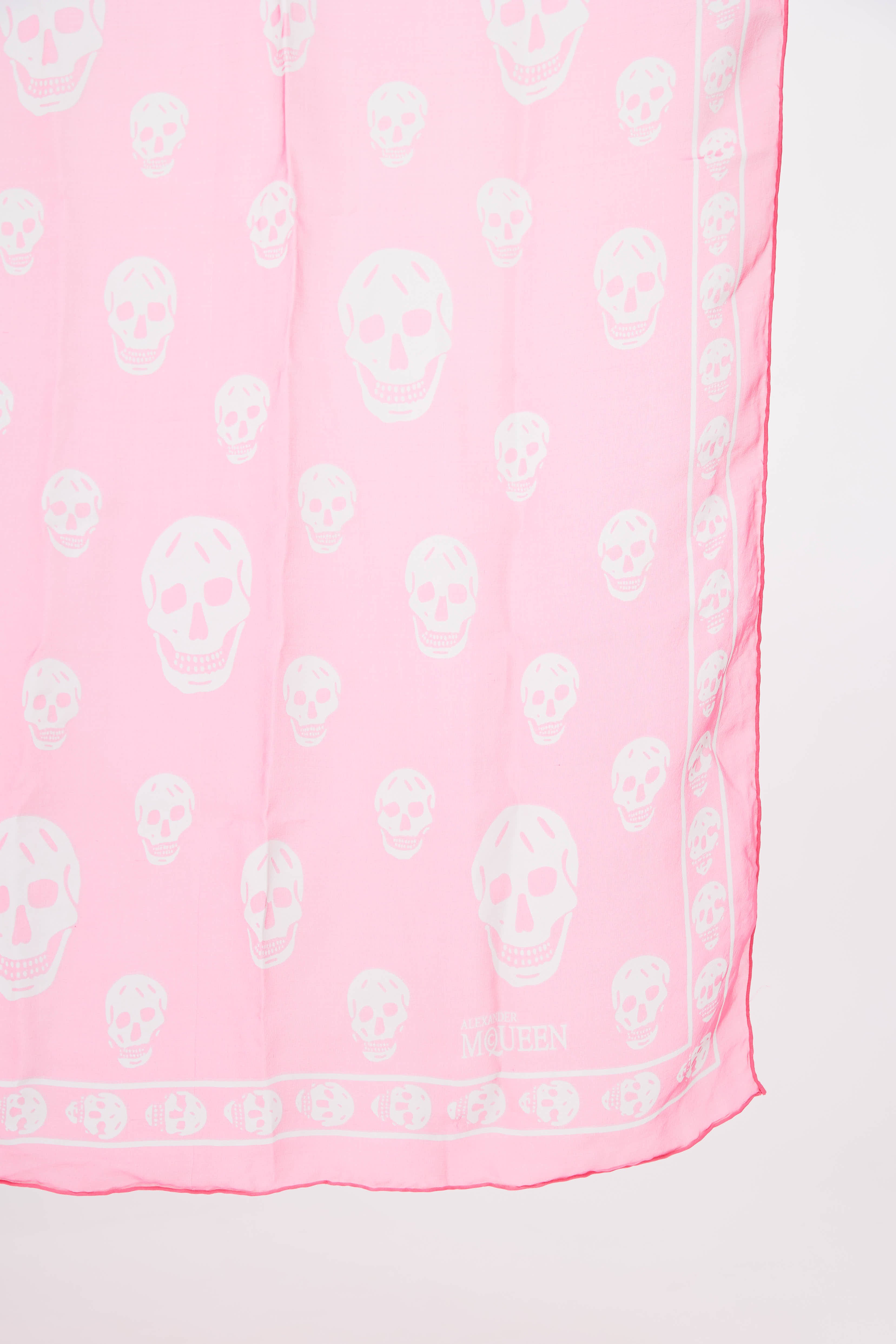 McQueen Silk Skull Scarf