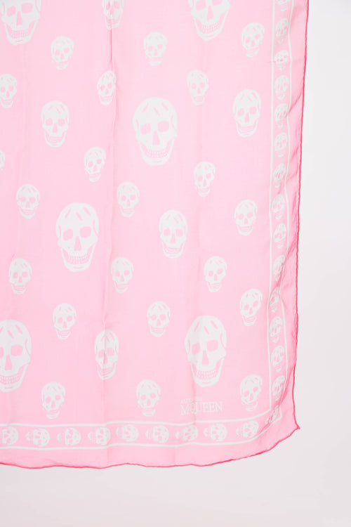 McQueen Silk Skull Scarf