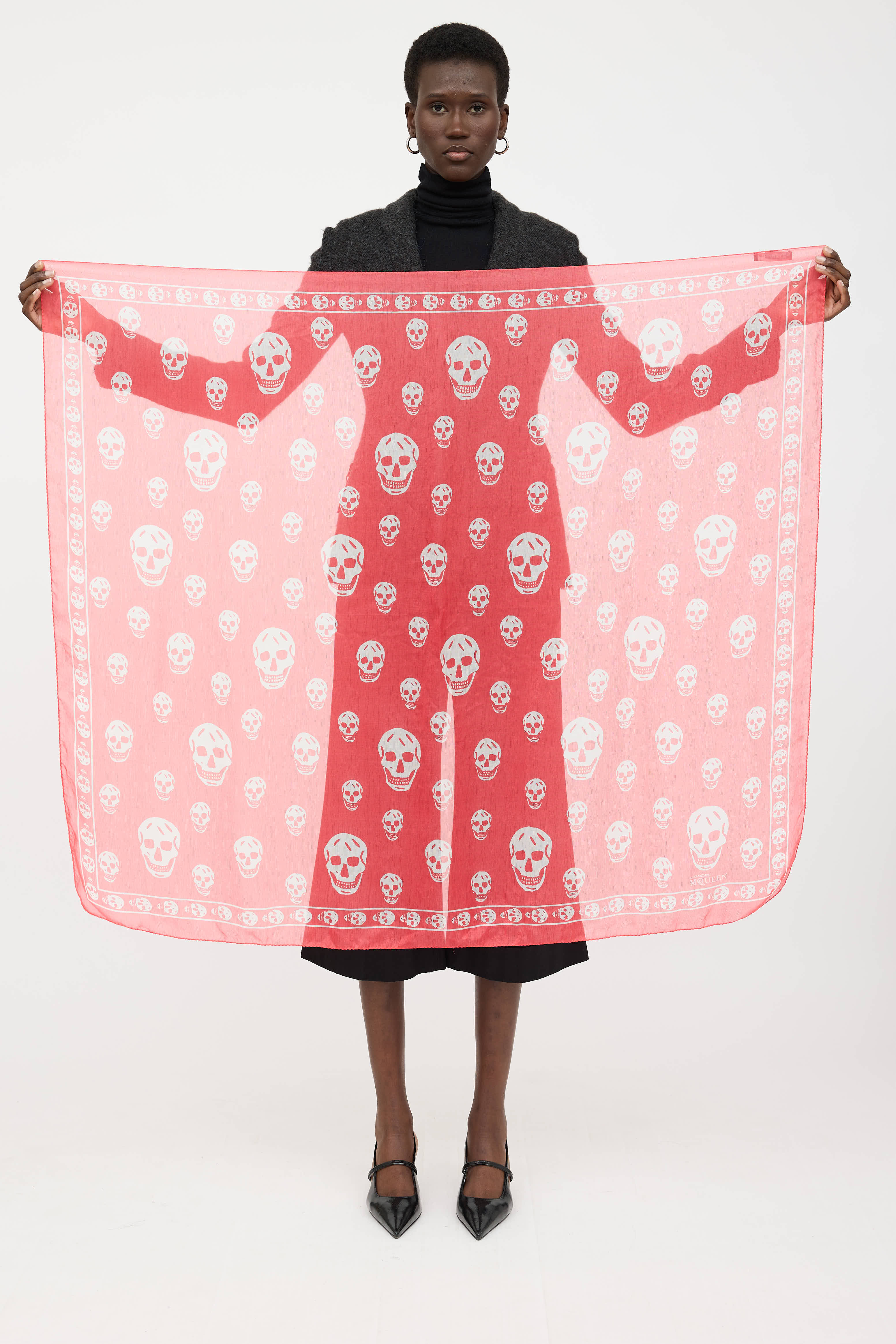 McQueen Silk Skull Scarf