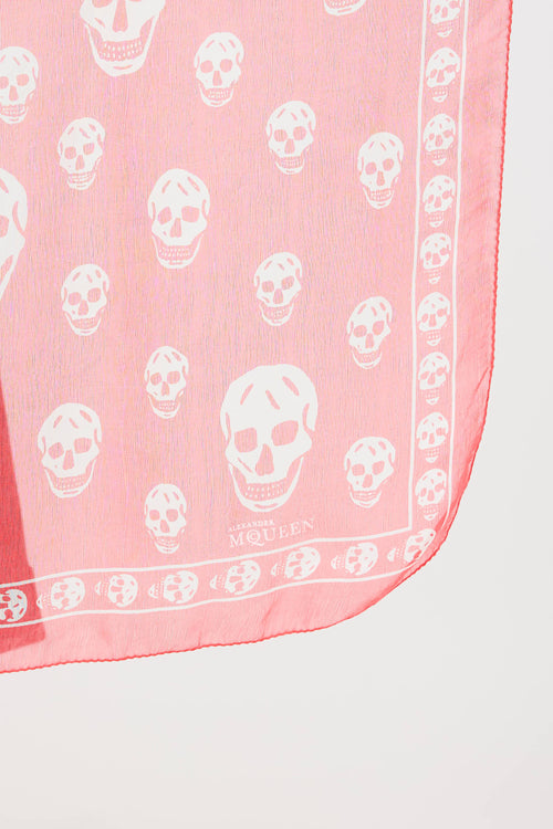 McQueen Silk Skull Scarf