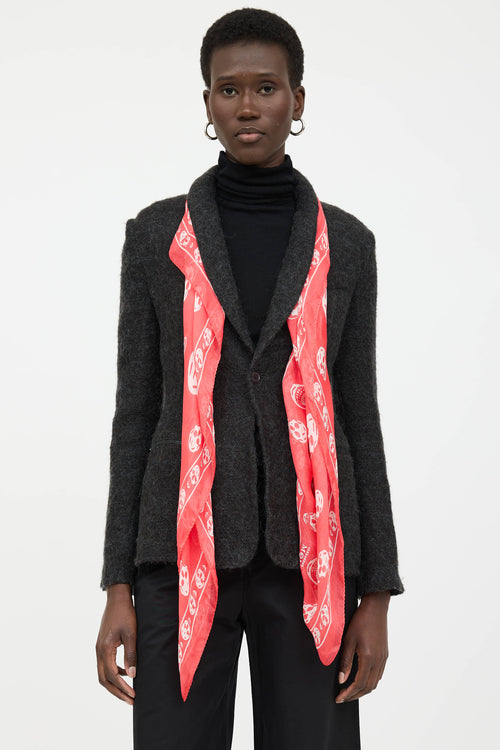 McQueen Silk Skull Scarf
