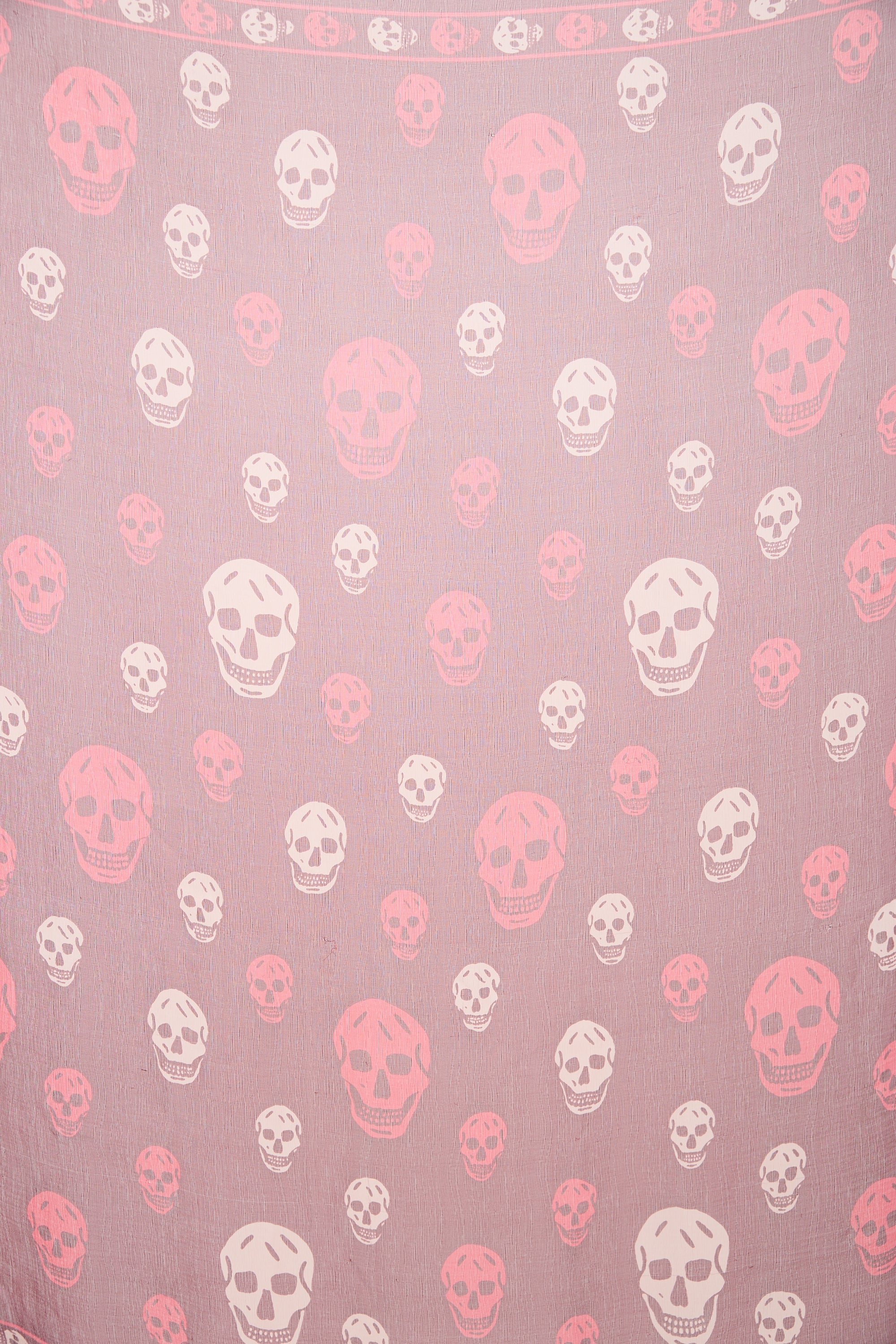 McQueen Skull Print Scarf