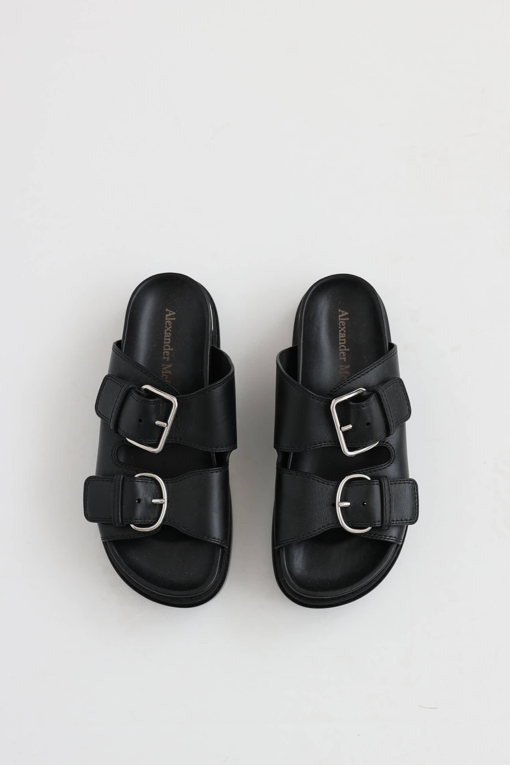 McQueen Leather Platform Sandal