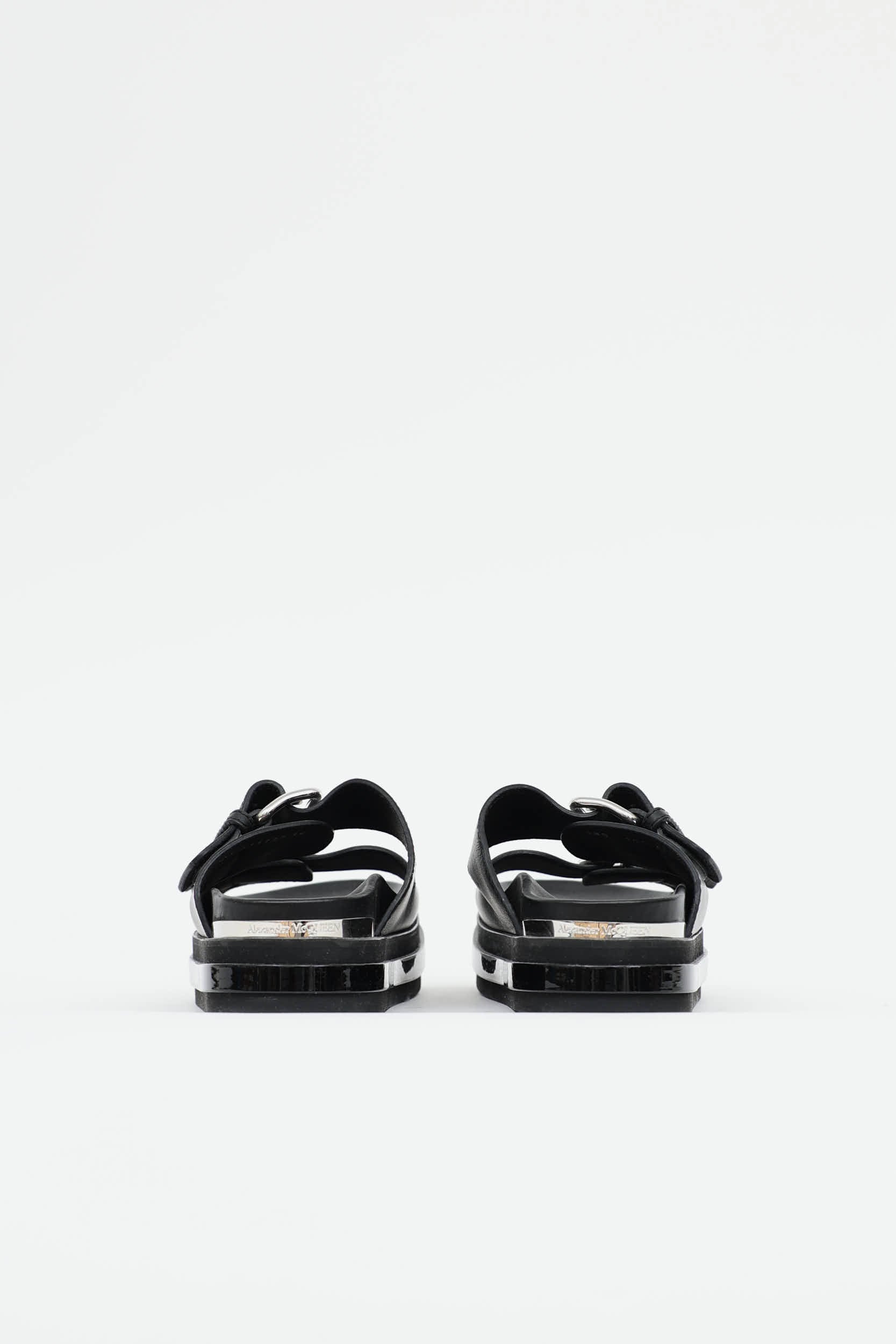 McQueen Leather Platform Sandal