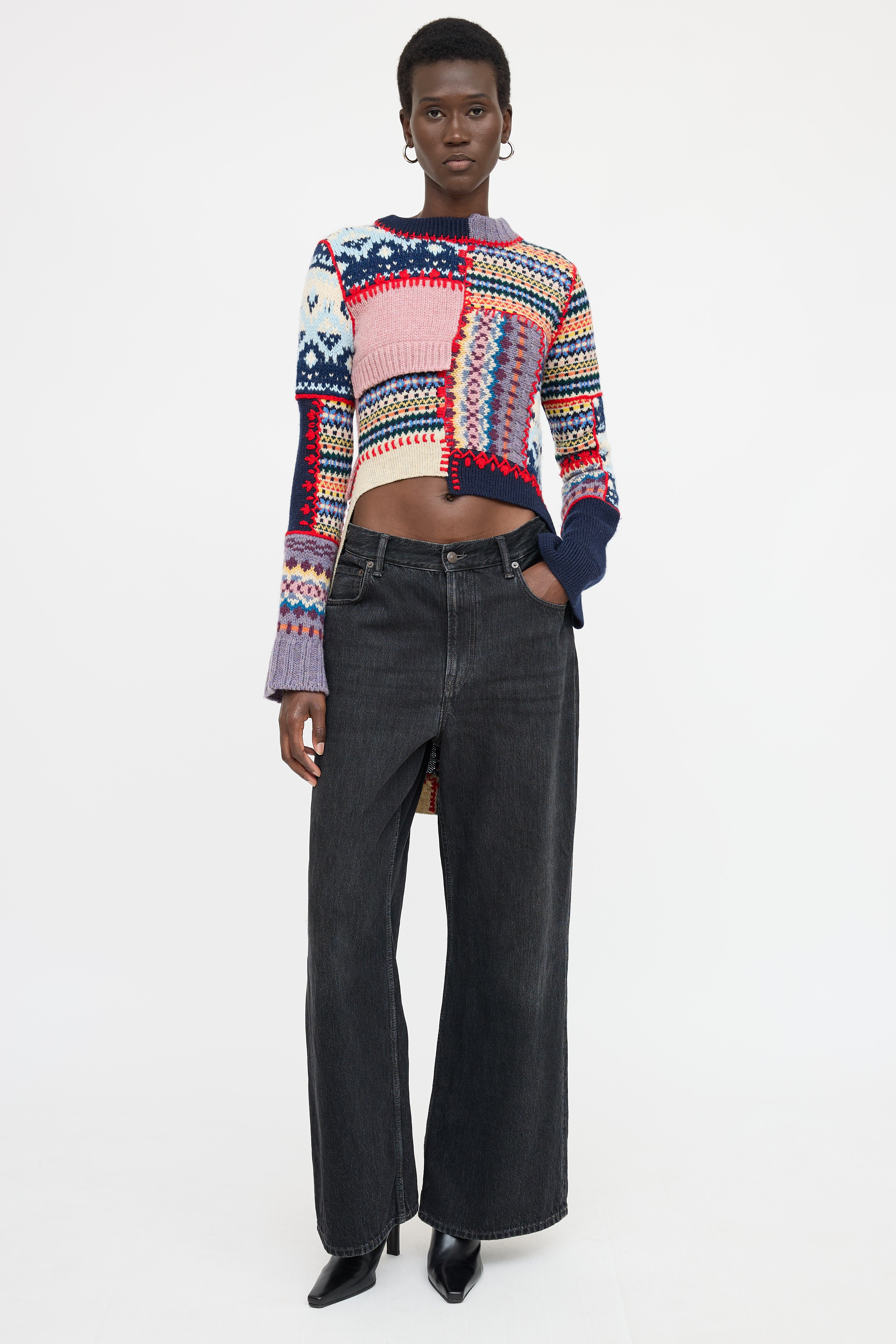 McQueen Wool Patterned Sweater