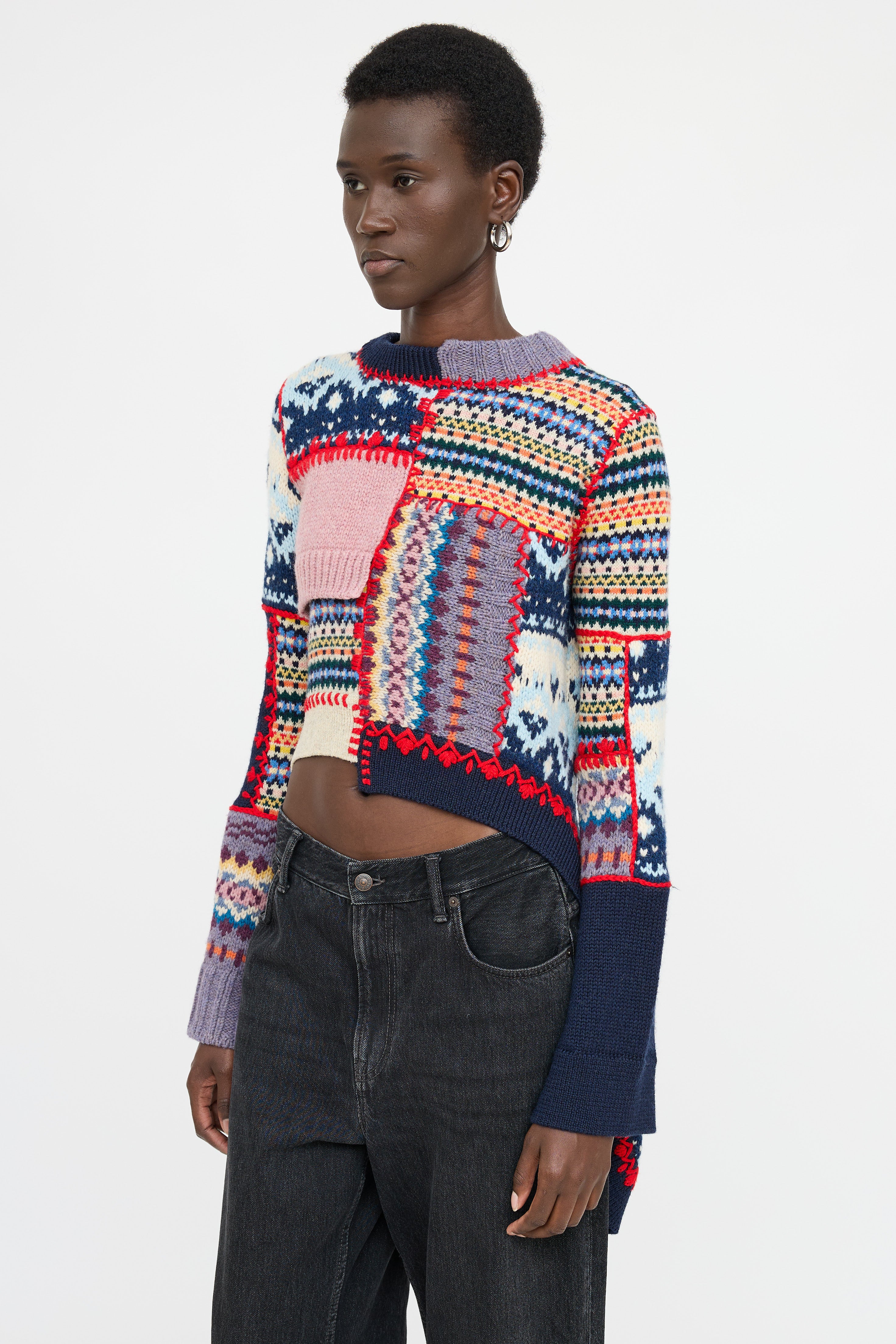 McQueen Wool Patterned Sweater