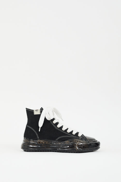 Maison Mihara Yasuhiro Canvas Sole Dip High Top Sneaker