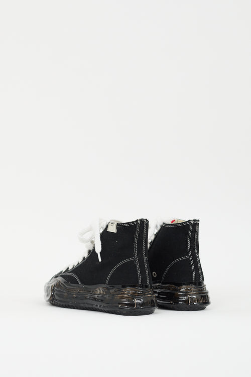 Maison Mihara Yasuhiro Canvas Sole Dip High Top Sneaker