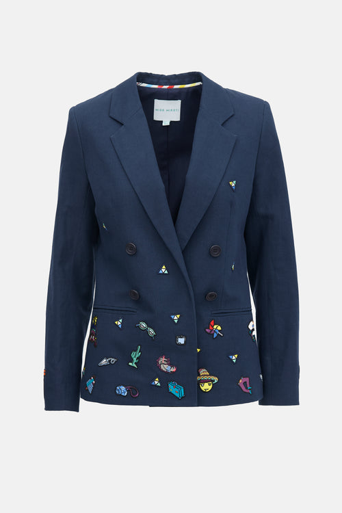 Mira Mikati Patches Blazer