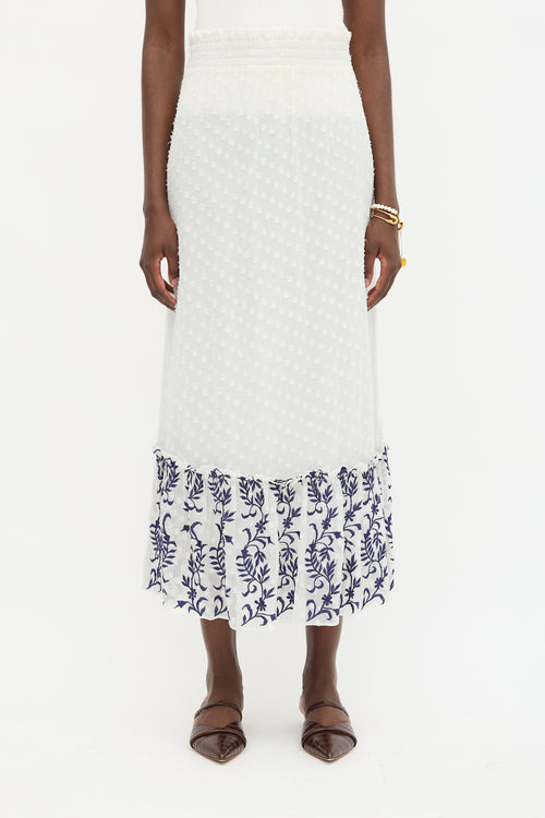 Misa Embroidered Darcia Skirt