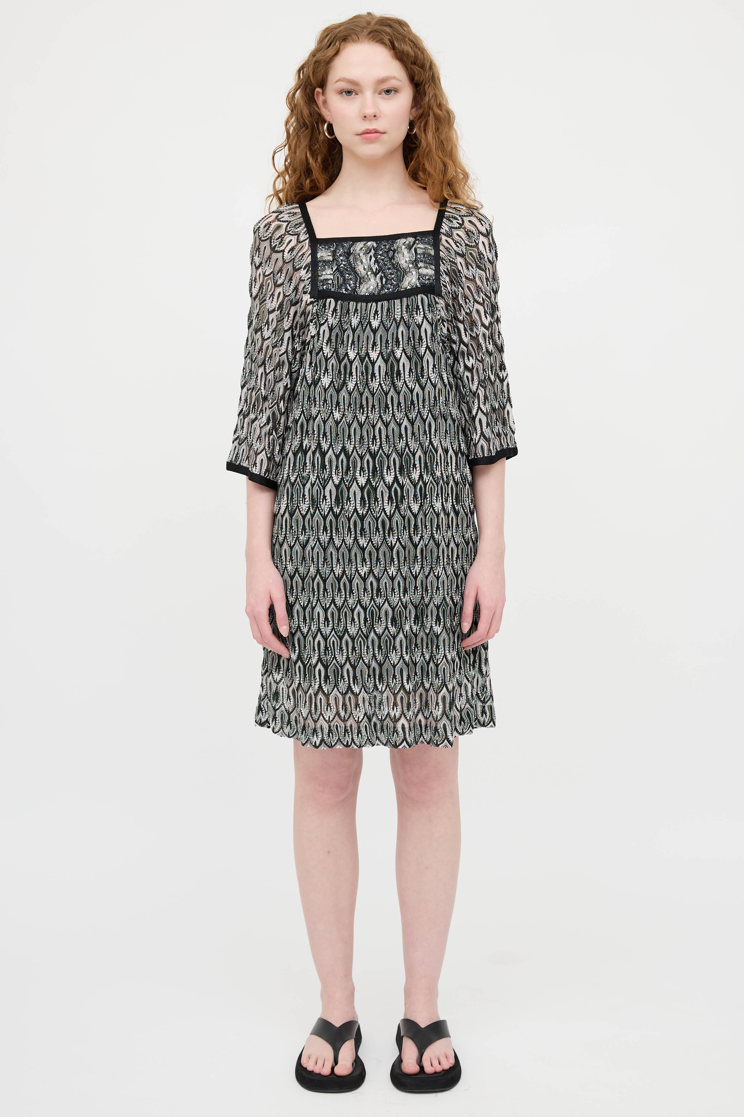 Missoni Sequin Wave Knit Dress