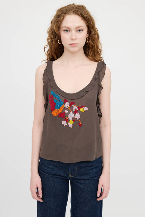 Missoni Beaded Tank Top