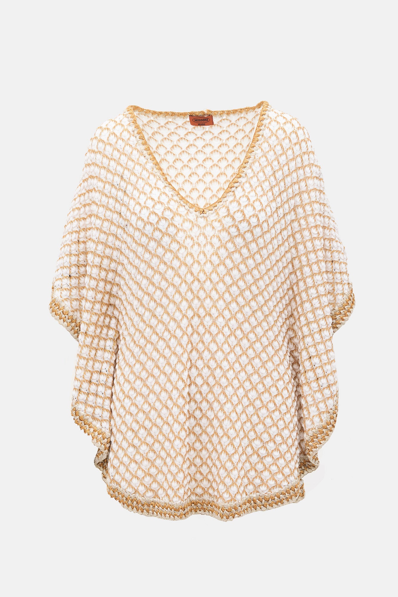 Missoni Crochet Metallic Shawl