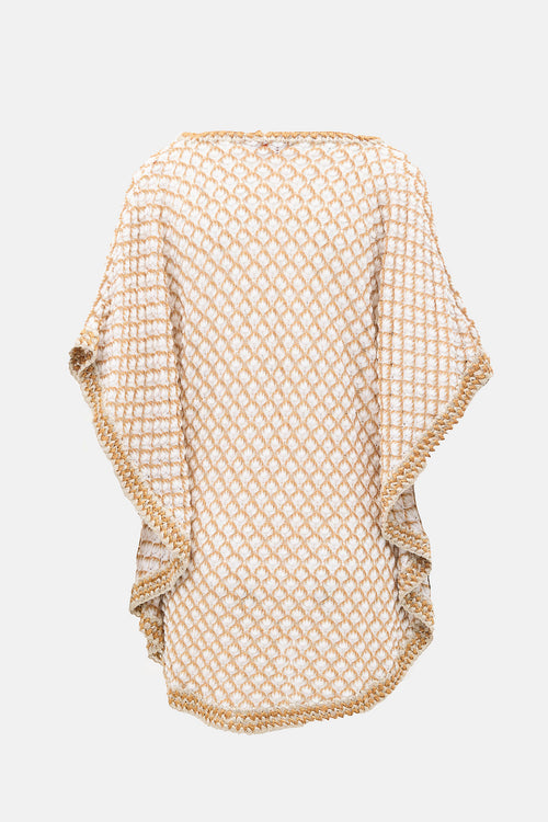 Missoni Crochet Metallic Shawl
