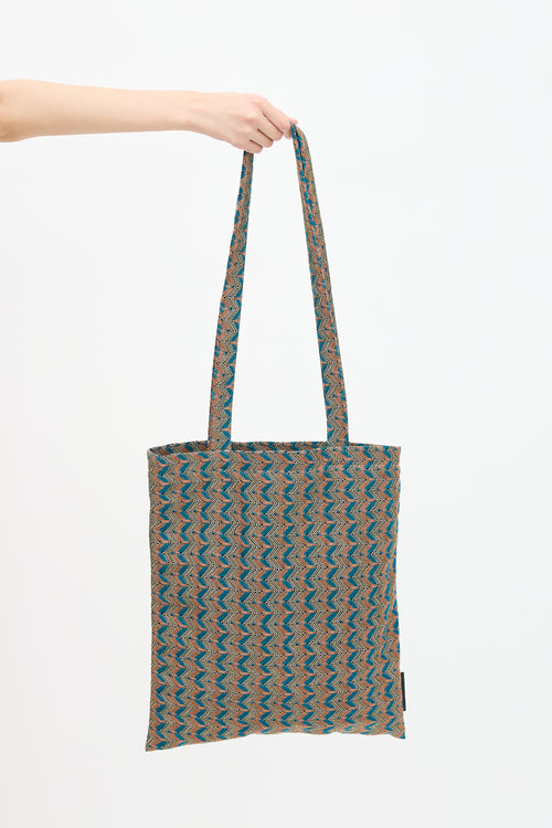 Missoni Knit Chevron Tote Bag