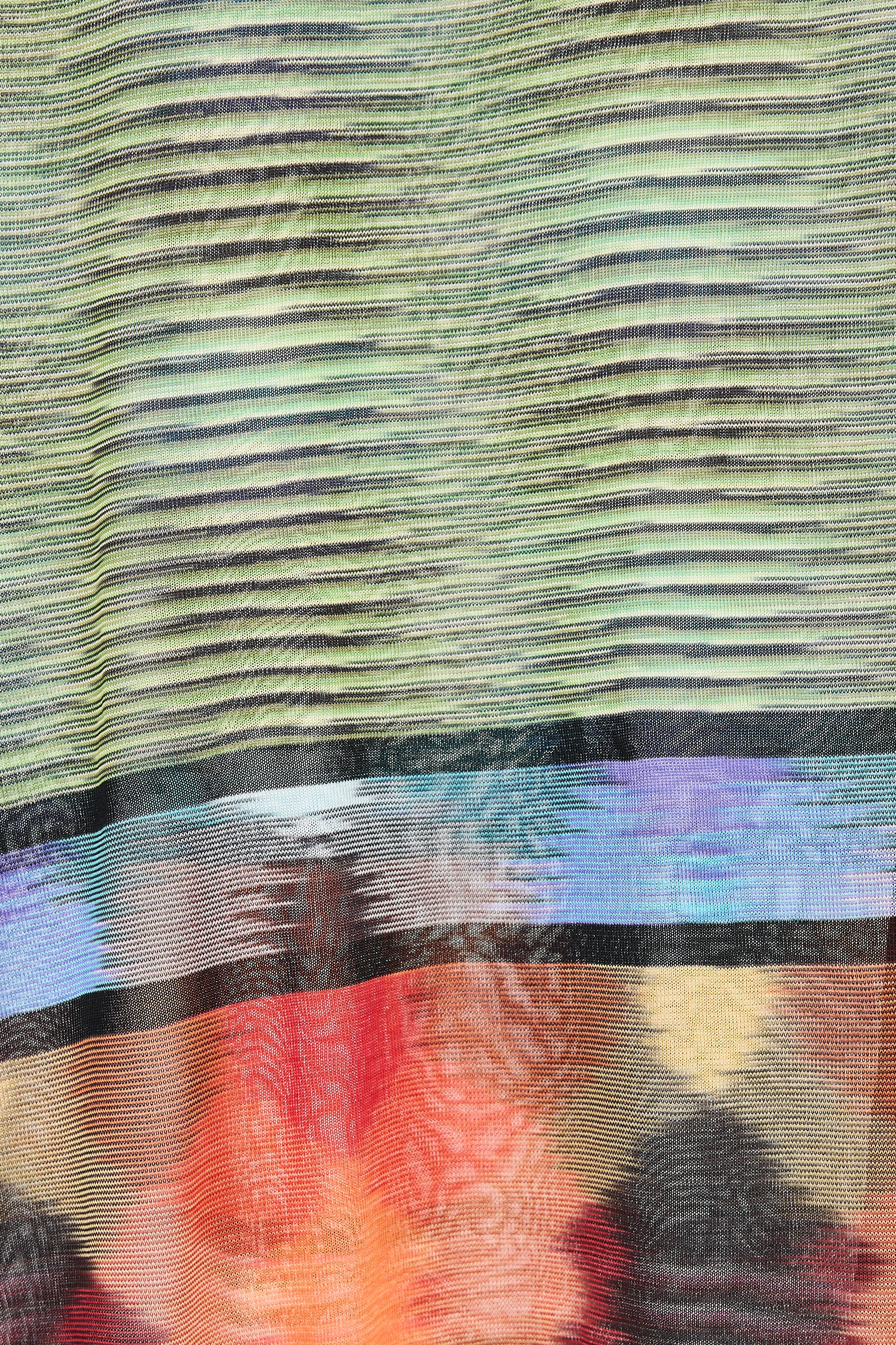 Missoni Knit Multi Stripe Scarf