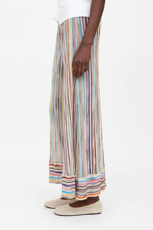Mare Metallic Stripe Pants
