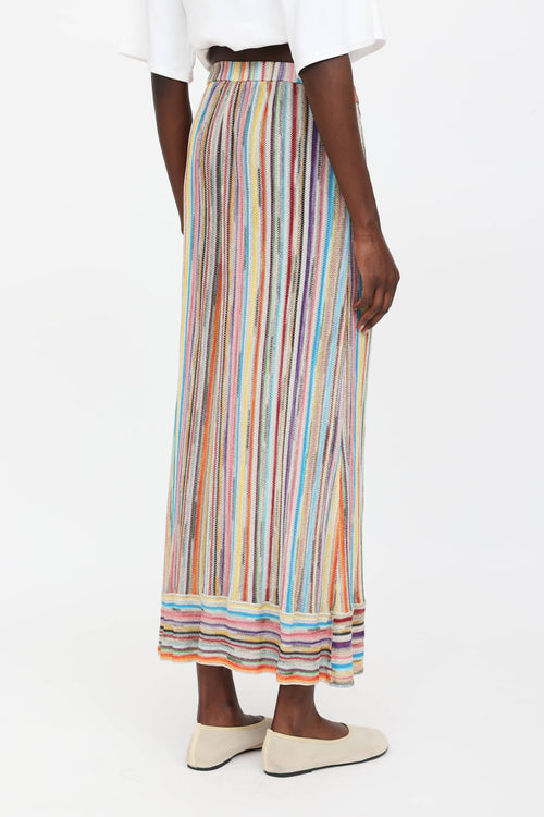 Mare Metallic Stripe Pants