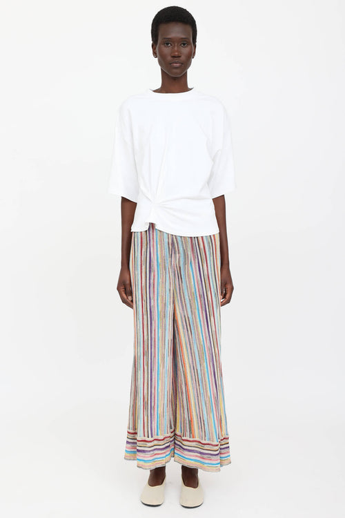 Mare Metallic Stripe Pants