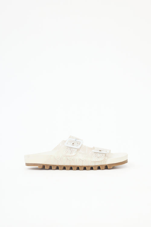 Missoni PVC Printed Buckle Slide