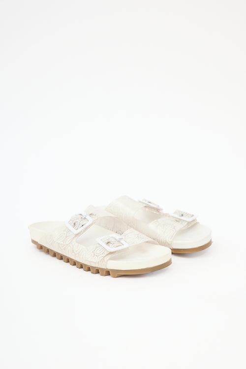 Missoni PVC Printed Buckle Slide
