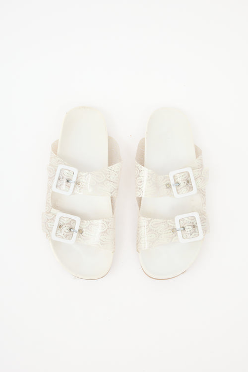 Missoni PVC Printed Buckle Slide