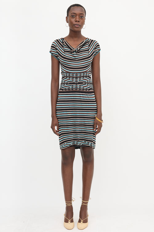Missoni Silk Knit Striped Dress