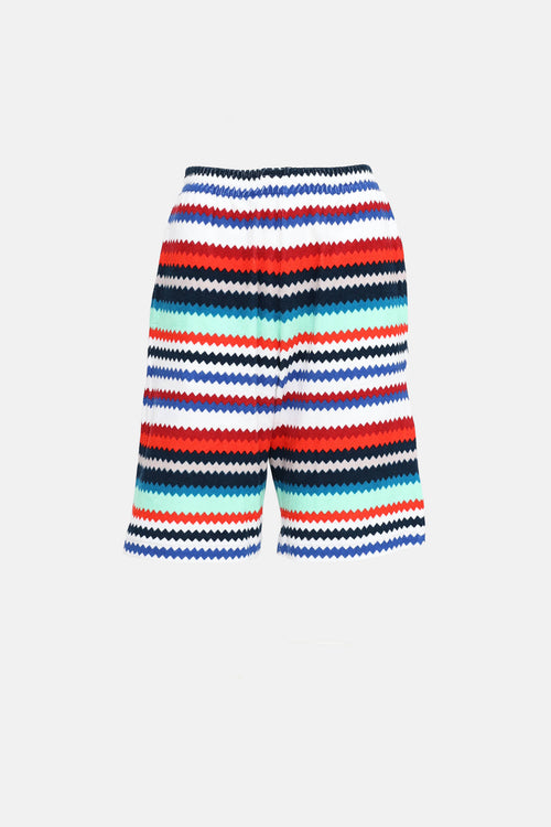 Missoni Terry Spugna Zig Zag Shorts