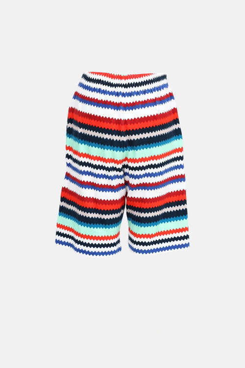 Missoni Terry Spugna Zig Zag Shorts