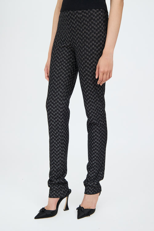 Missoni Black & Silver Knit Pant