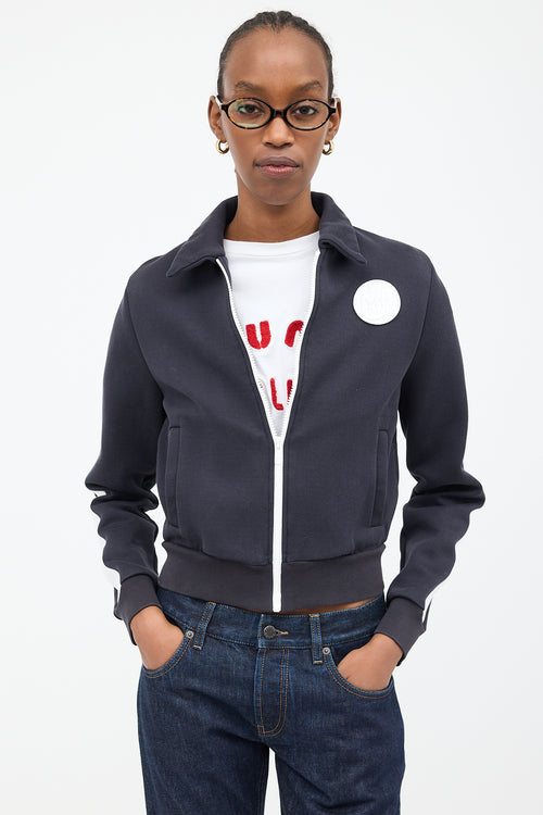 Miu Miu 2020 Patch Logo Track Jacket