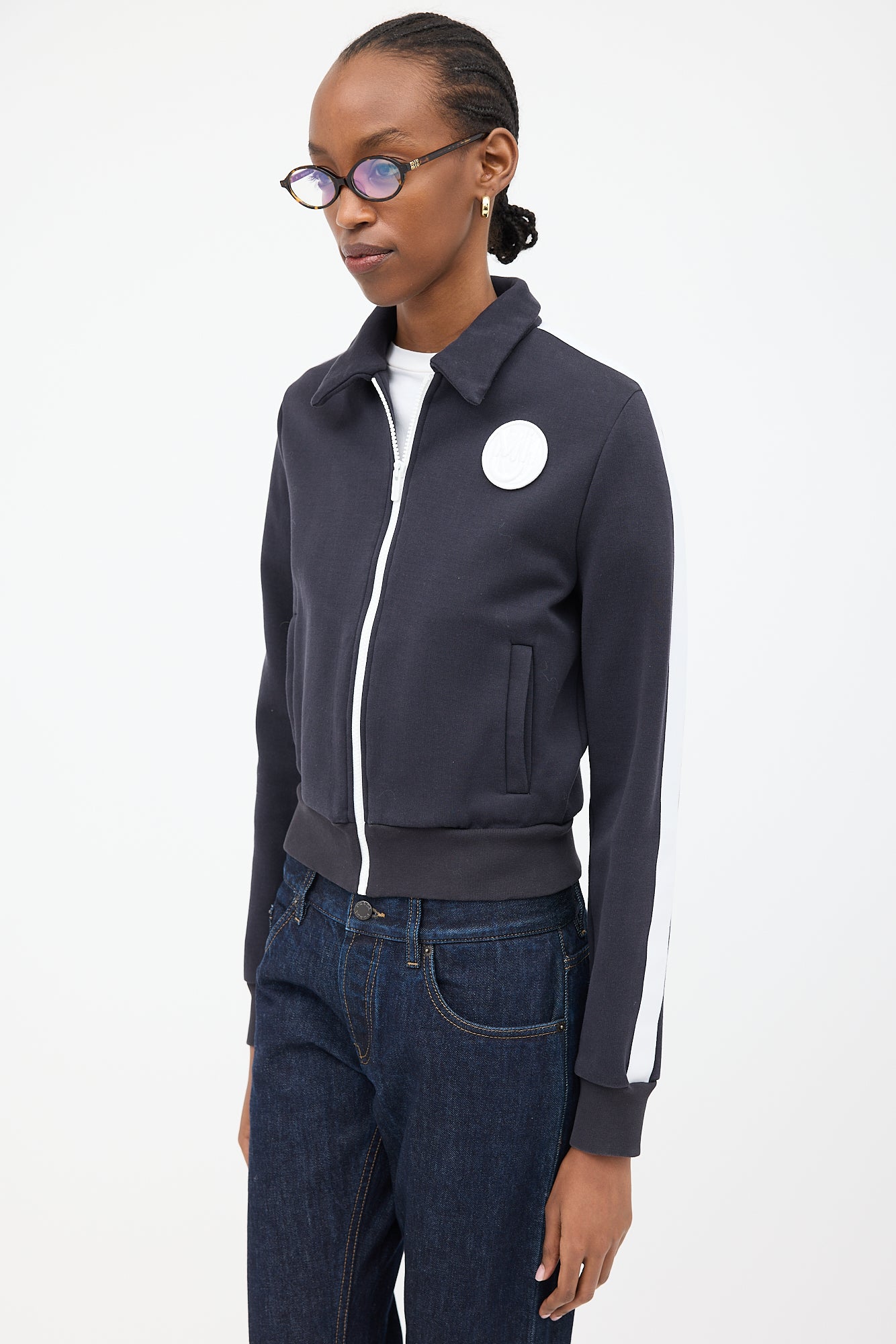 Miu Miu 2020 Patch Logo Track Jacket