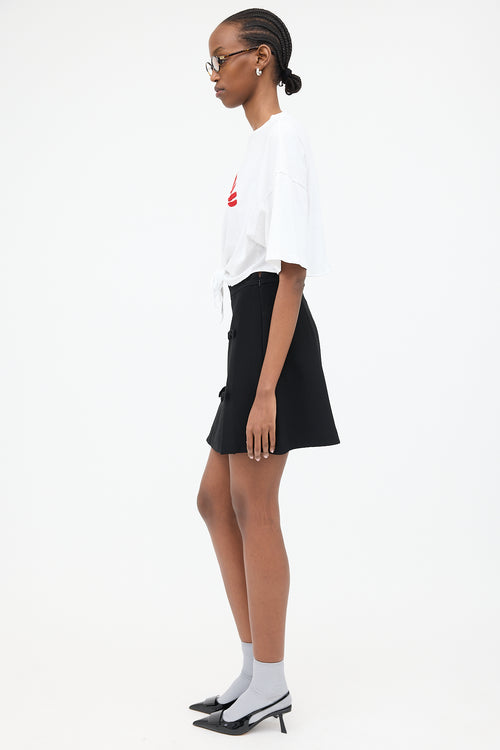 Miu Miu 2021 Embroidered Knot T-Shirt