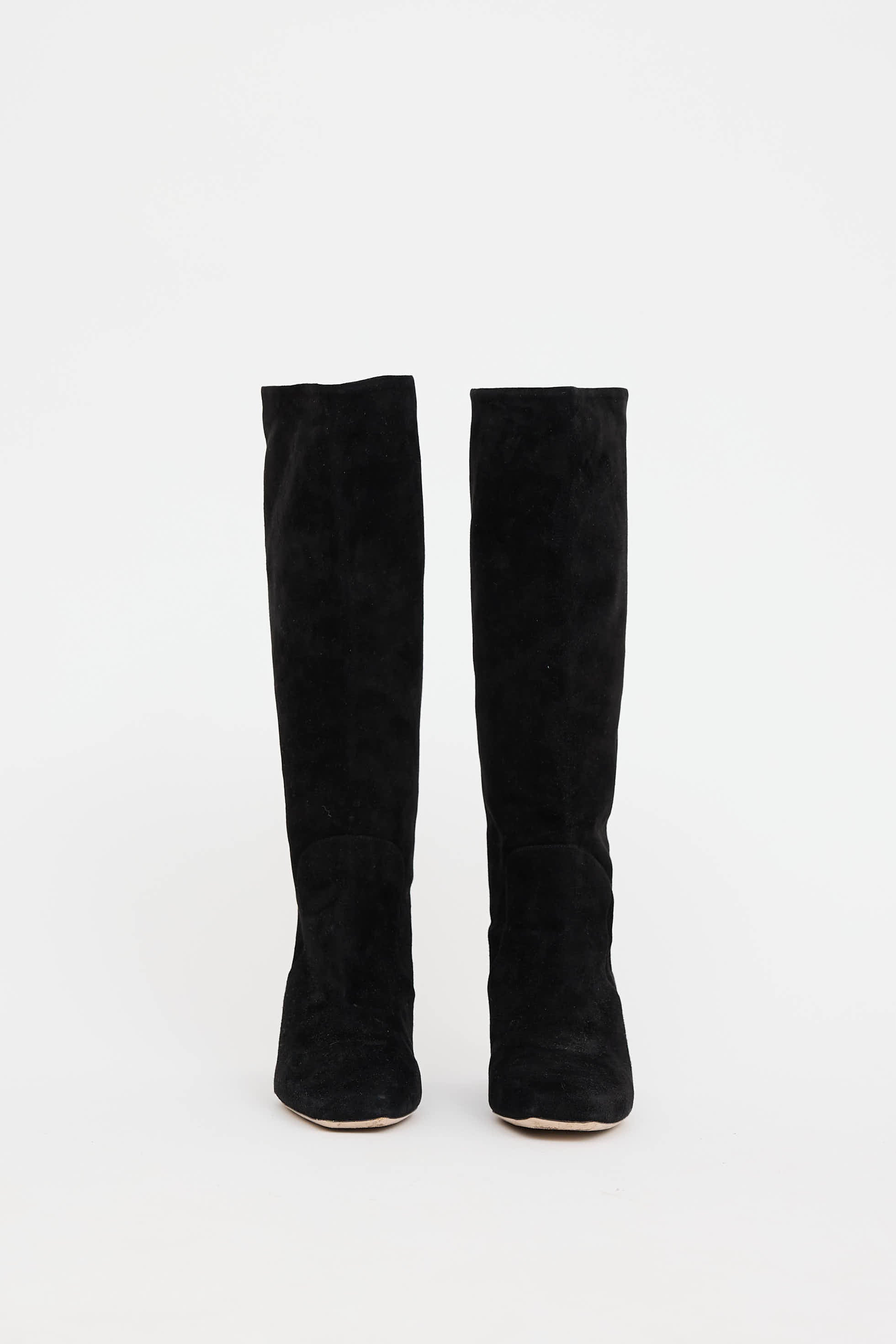 Miu Miu Crystal Heel Boot