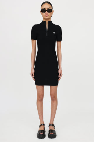 Miu Miu 2024 Ribbed Mini Dress