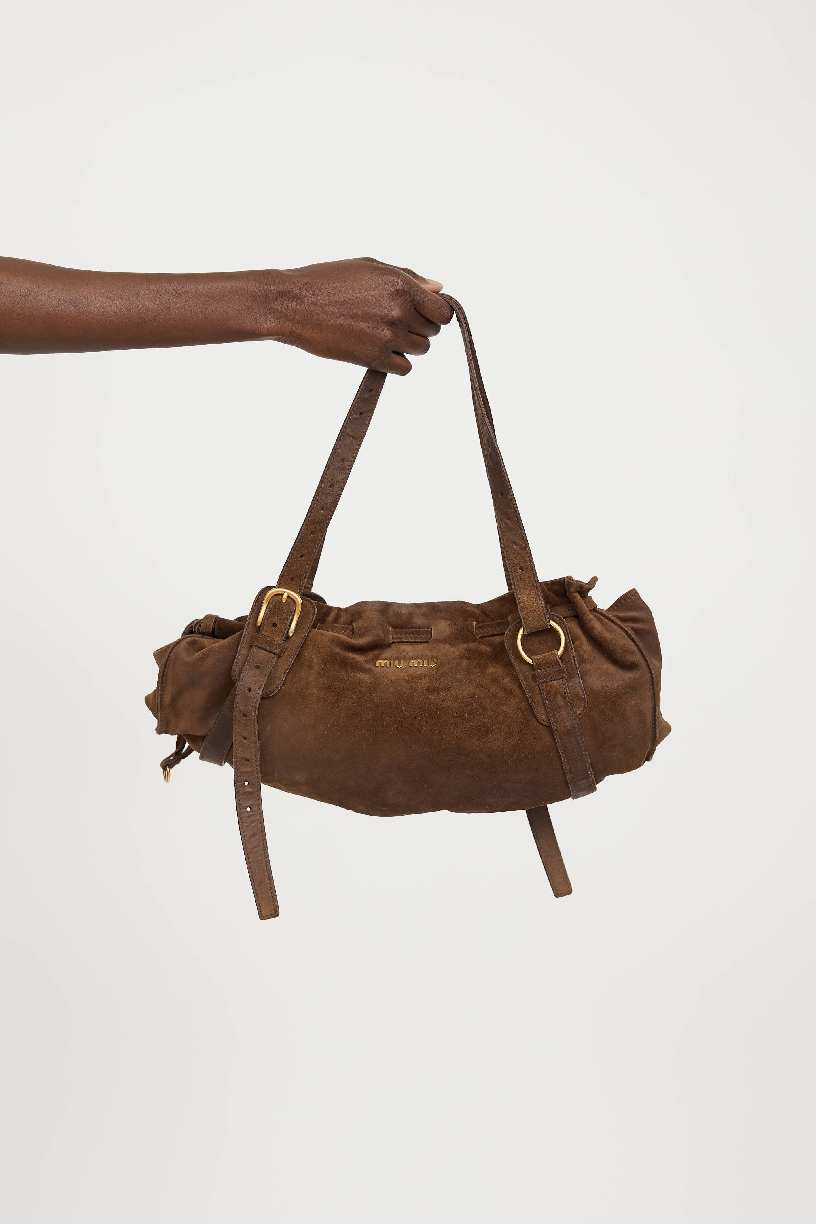 Miu MiuSuede Shoulder Bag