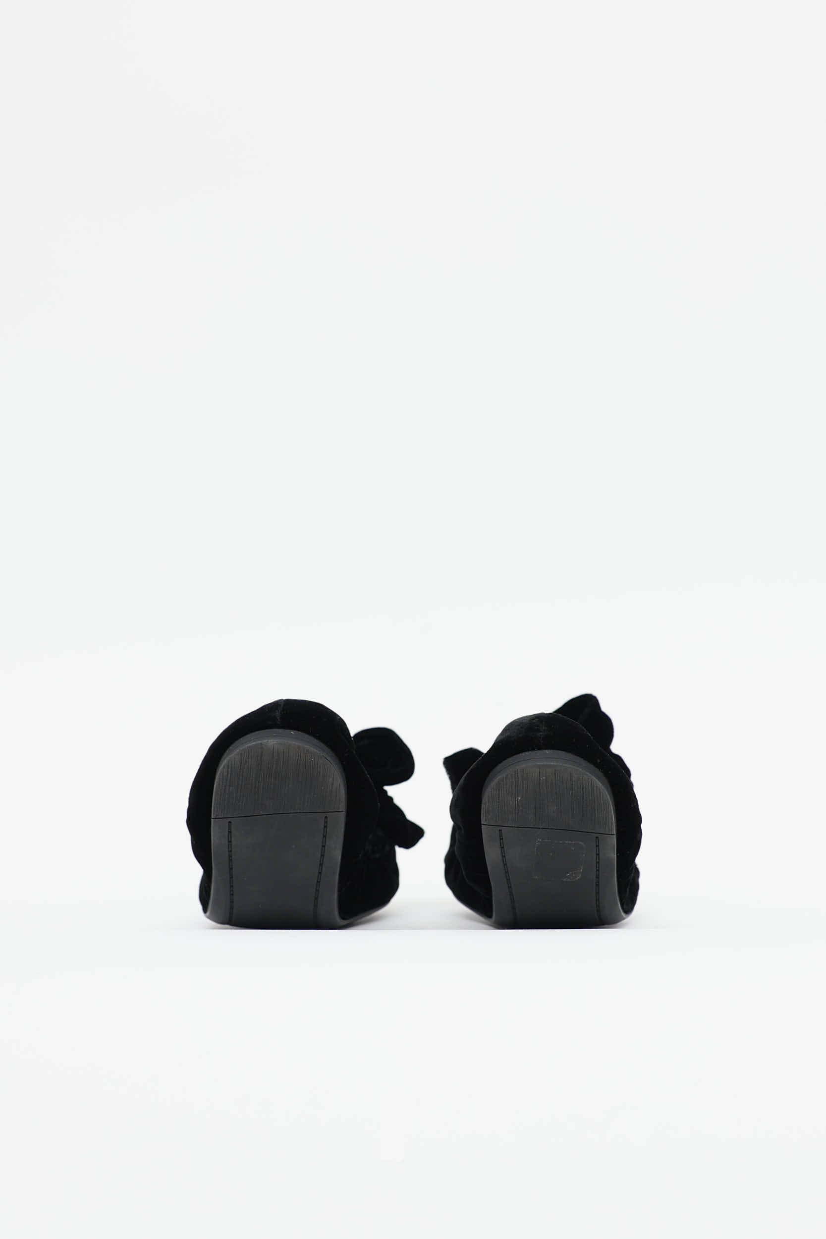 Miu Miu Velvet Scrunch Flat