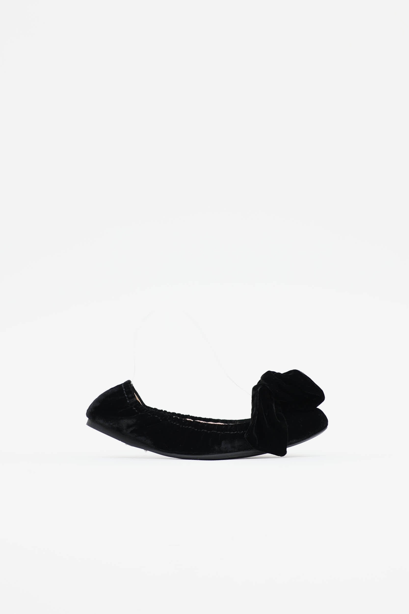 Miu Miu Velvet Scrunch Flat