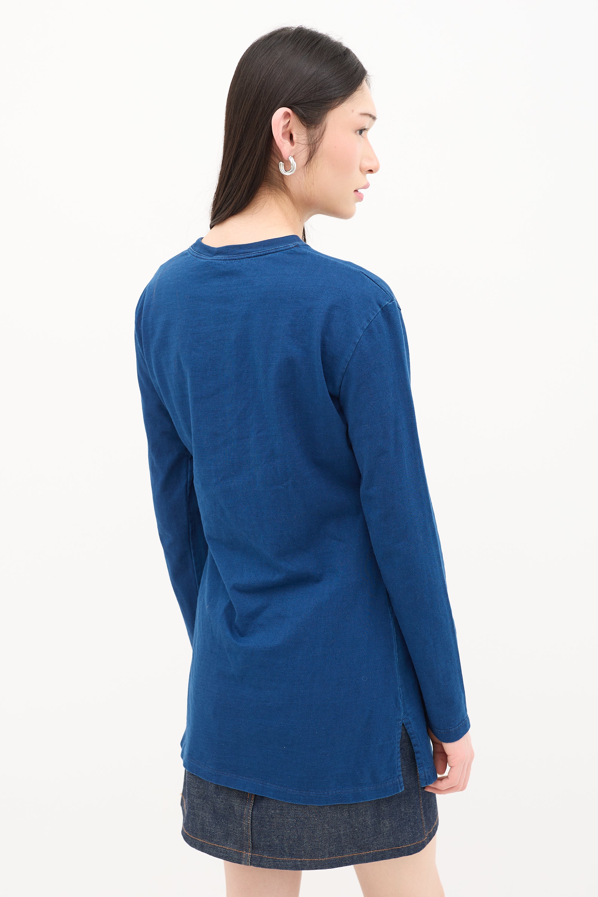 Miu Miu Logo Tab T-Shirt