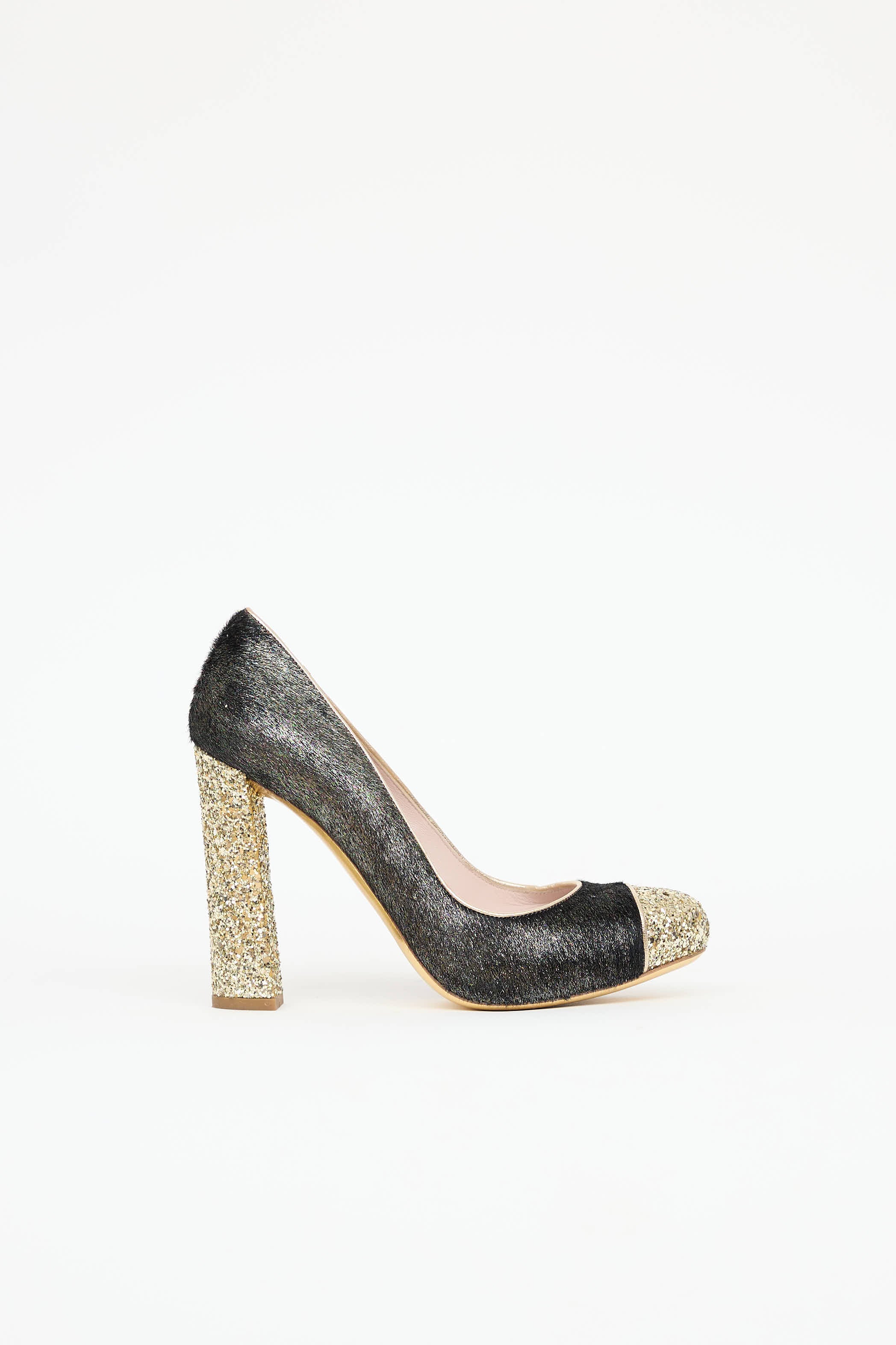 Miu Miu Glitter Pump