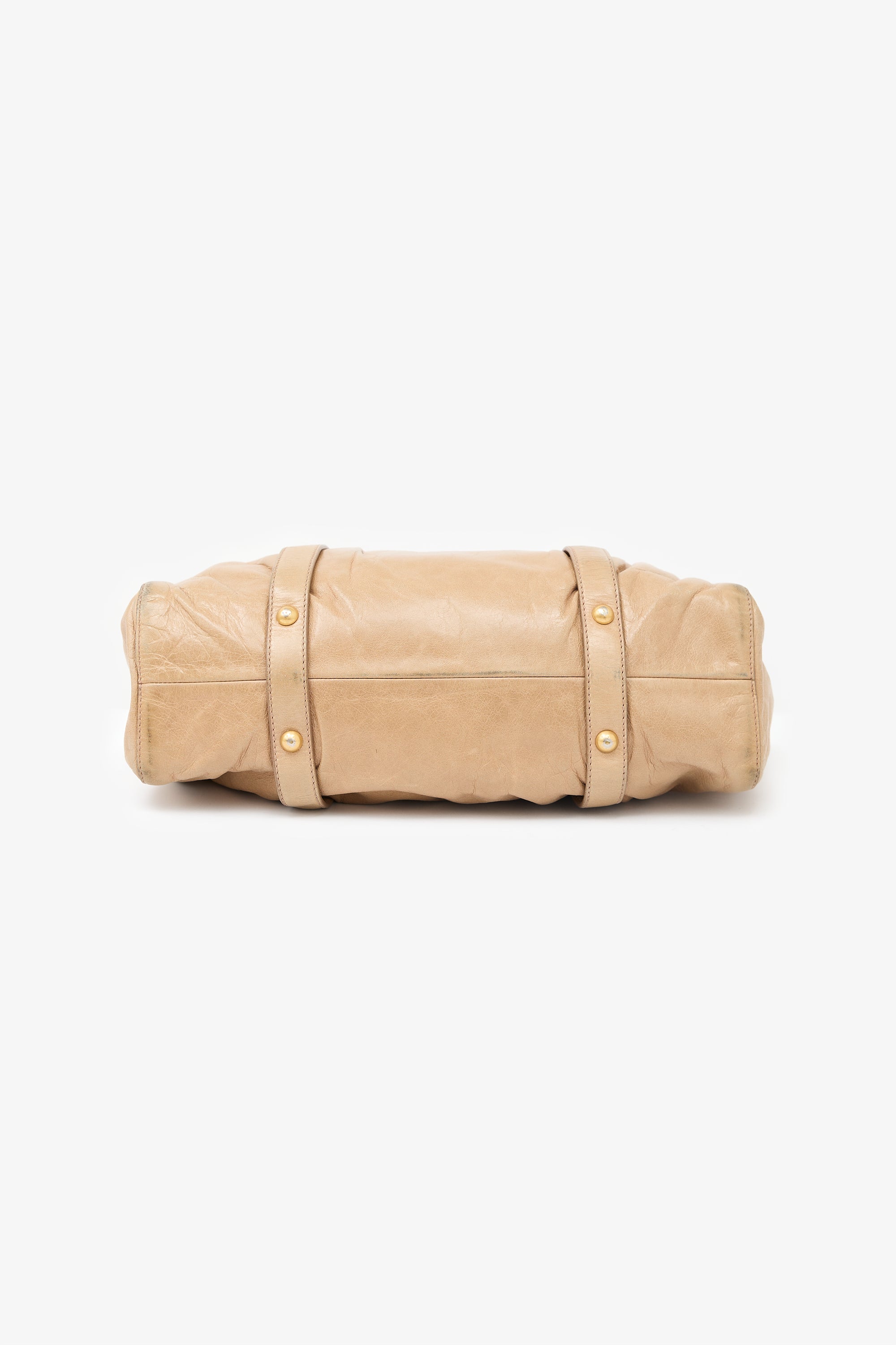 Miu Miu Leather Lux Two Way Bag