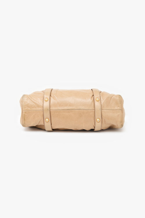 Miu Miu Leather Lux Two Way Bag