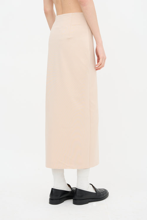 Miu Miu 2022 Nylon Midi Skirt