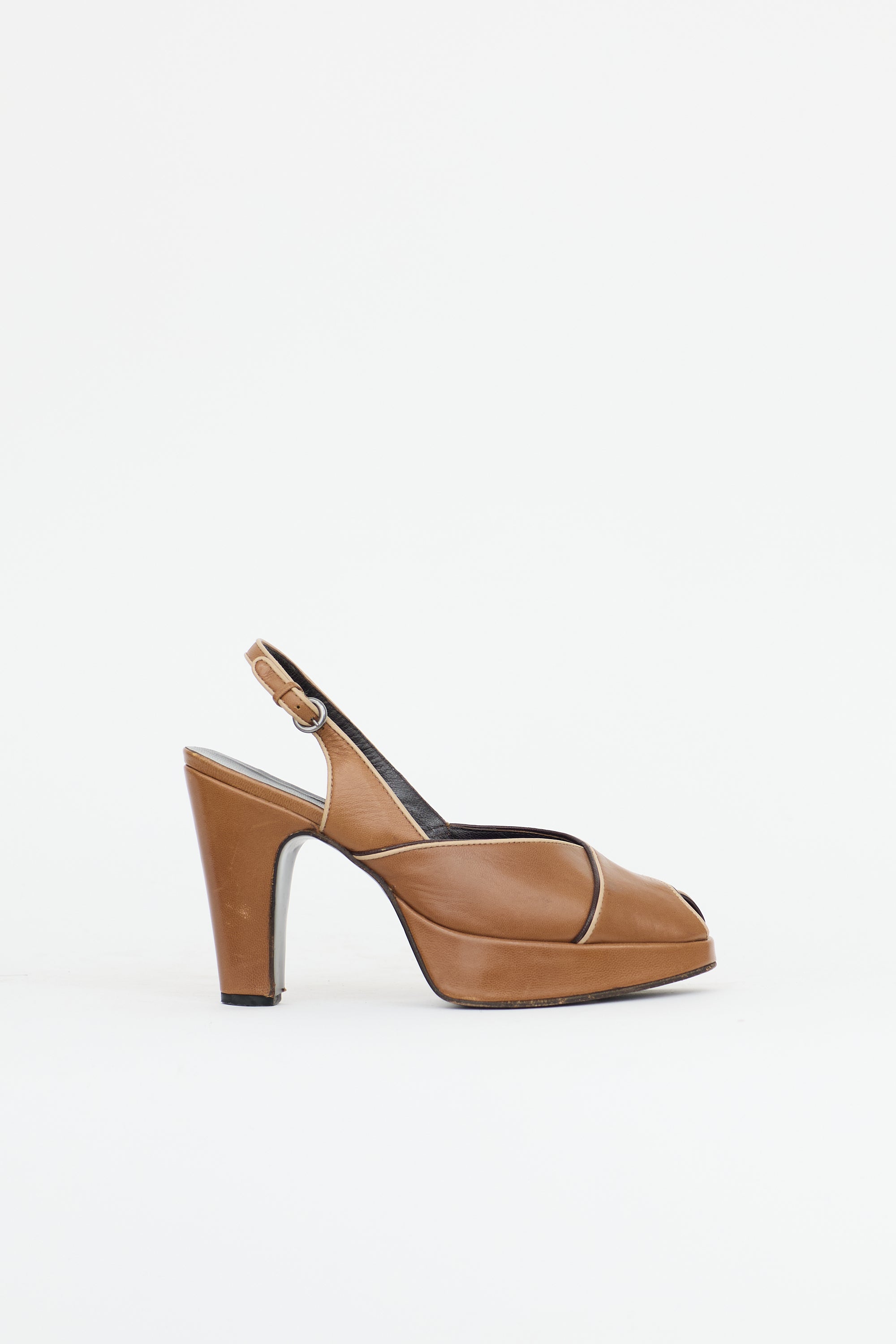 Miu Miu FW 2000 Leather Heel