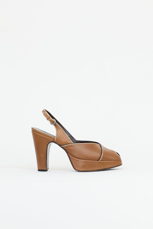 Miu Miu FW 2000 Leather Heel