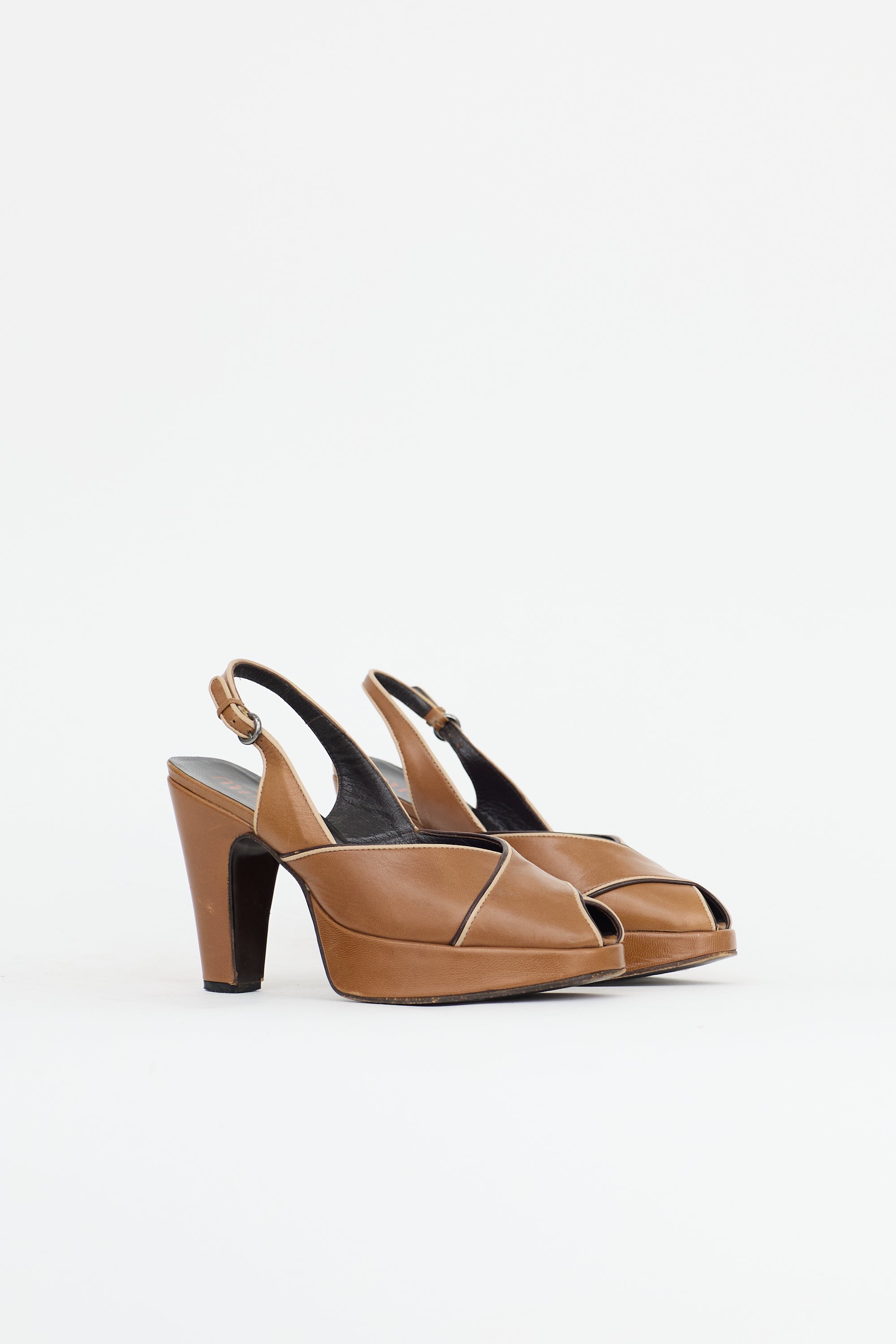 Miu Miu FW 2000 Leather Heel