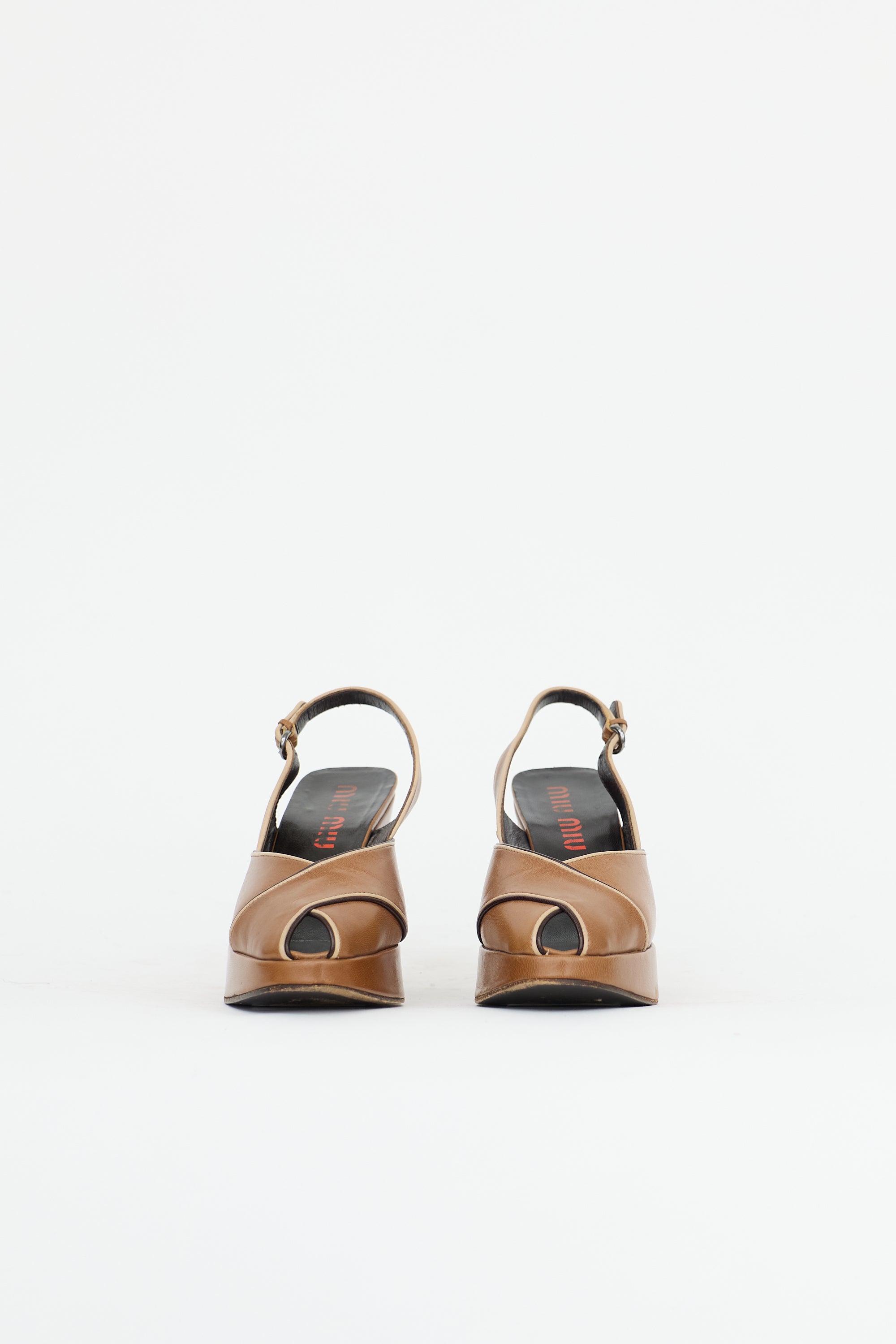 Miu Miu FW 2000 Leather Heel