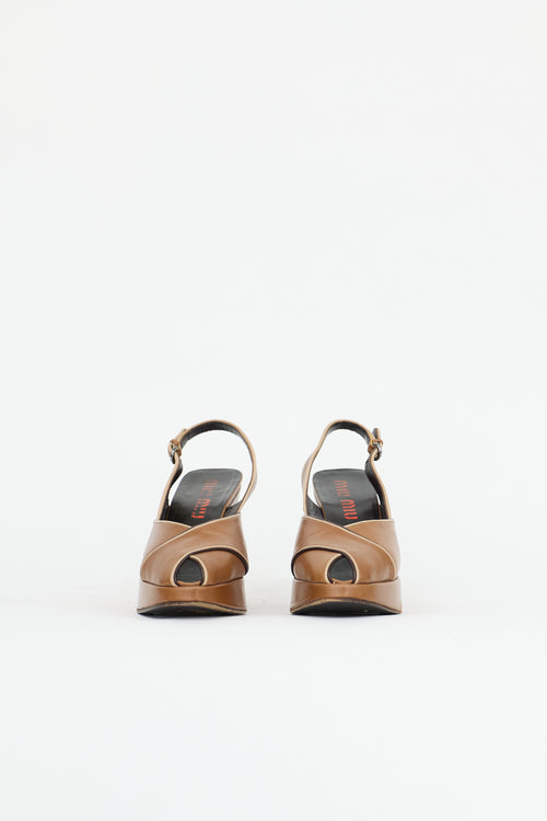 Miu Miu FW 2000 Leather Heel