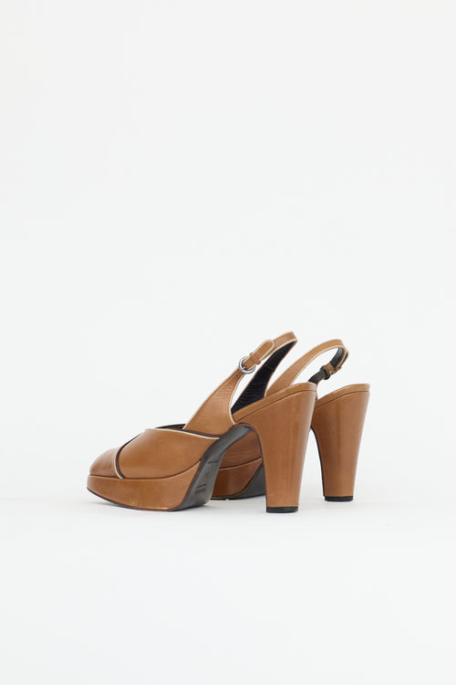 Miu Miu FW 2000 Leather Heel